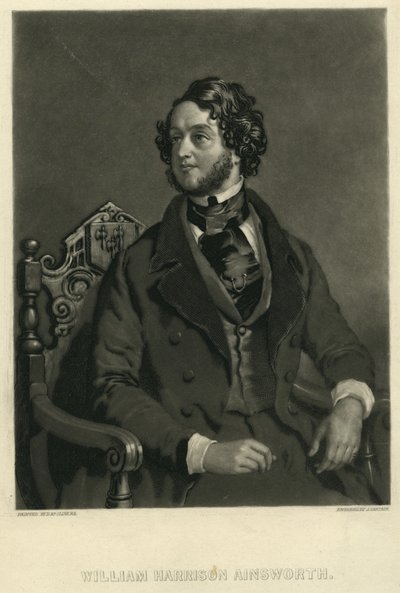 William Harrison Ainsworth, c.1841 by D McClise