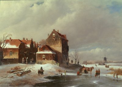 Winter Scene by D. Pols