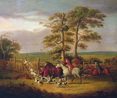 Hunting Scene by D. the Younger Wolstenholme