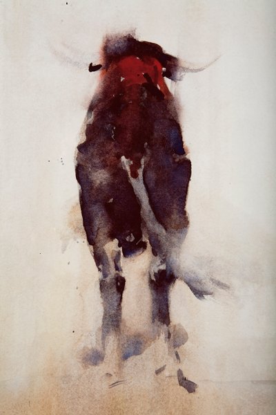 Bull (detail) by Daniel Cacouault