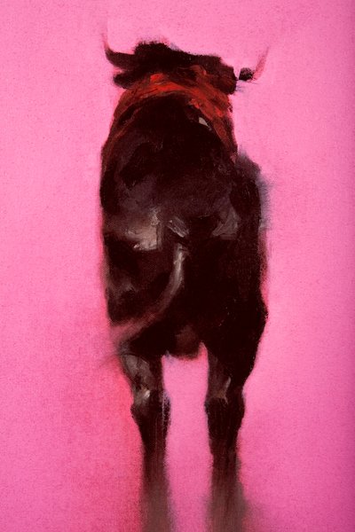 Bull (detail) by Daniel Cacouault
