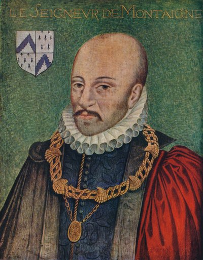 Portrait of Michel Montaigne, c1578, 1939 by Daniel Dumonstier