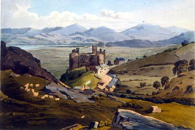 Harlech Castle by Daniel Havell
