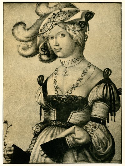 Portrait of a Girl by Daniel Hopfer