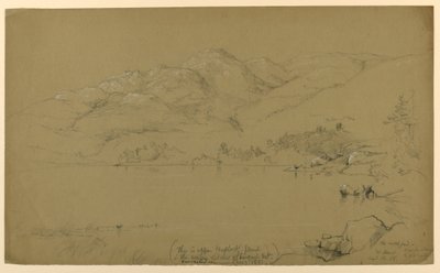Landscape Sketch, Mount Desert, Maine by Daniel Huntington