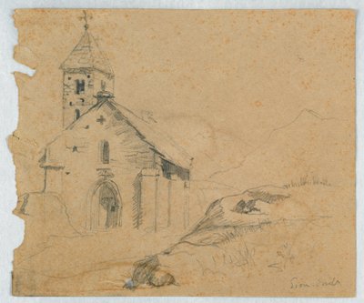 Small Church in Sion, Switzerland by Daniel Huntington