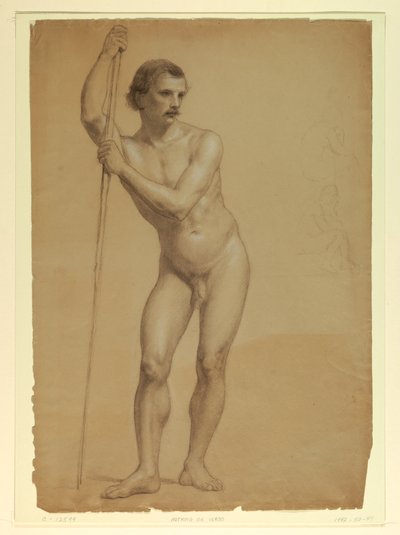 Standing Male Nude by Daniel Huntington