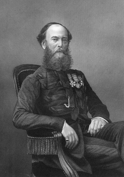 Colonel Brownrigg, British soldier, 1857 by Daniel John Pound