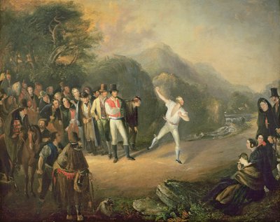 Bowling Match at Castlemary, Cloyne by Daniel MacDonald