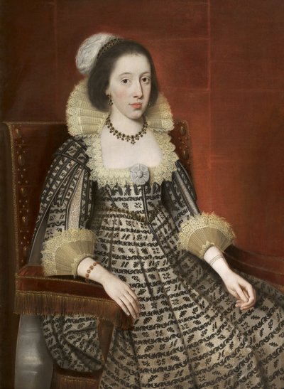 Elizabeth Leicester by Daniel Mytens