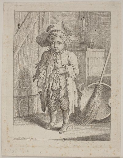 The Beggar Boy at the Door by Daniel Nikolaus Chodowiecki