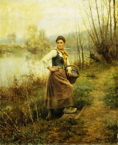 Country Girl by Daniel Ridgway Knight