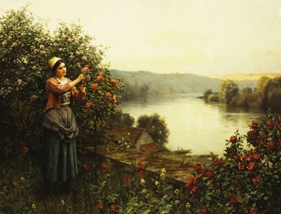 Summer Blossoms by Daniel Ridgway Knight