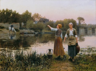 The Water Carriers by Daniel Ridgway Knight