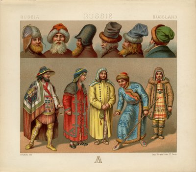 Russian Dress, 1880 by Daniel Urrabieta Vierge