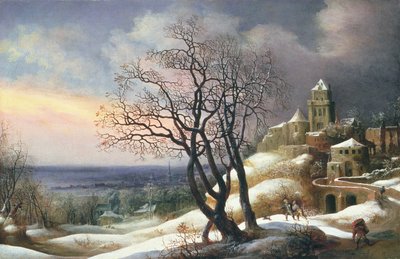 Winter Landscape by Daniel van Heil