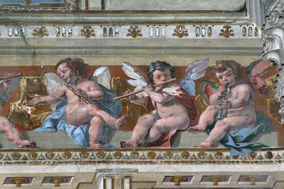 Musician Angels and Putti by Daniele Crespi