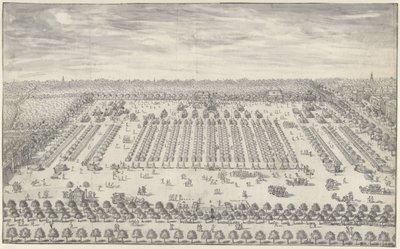 Encampment near The Hague, 1742 by Daniël Marot (II)