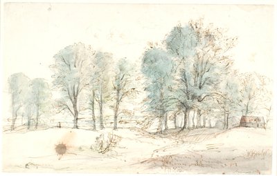 Landscape at Fredensborg by Dankvart Dreyer