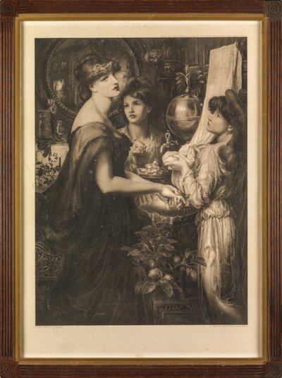 La Bella Mano by Dante Gabriel (after) Rossetti