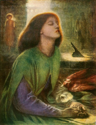Beata Beatrix, c1864-1870 by Dante Gabriel Charles Rossetti