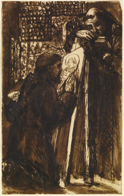 Fra Angelico Painting by Dante Gabriel Charles Rossetti