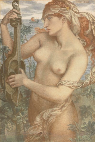 Ligeia Siren by Dante Gabriel Charles Rossetti
