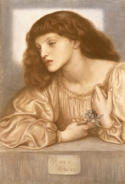 May Morris, 1872 by Dante Gabriel Charles Rossetti