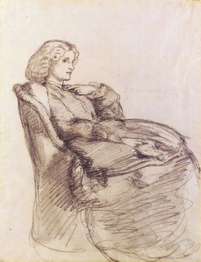 Portrait of Annie Miller by Dante Gabriel Charles Rossetti