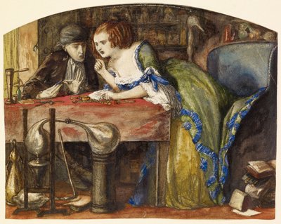 The Laboratory by Dante Gabriel Charles Rossetti