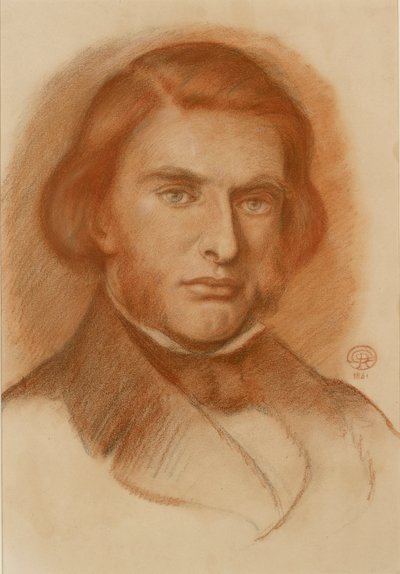 Portrait of John Ruskin by Dante Gabriel Rossetti