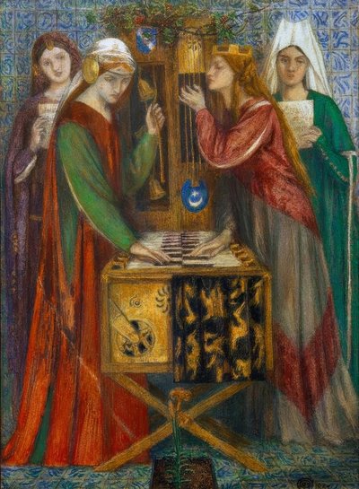 The Blue Closet by Dante Gabriel Charles Rossetti