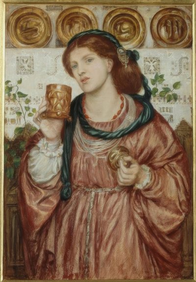 The Loving Cup by Dante Gabriel Charles Rossetti