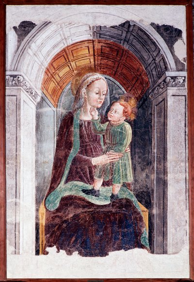 Madonna with Child by Dario da (attr.to) Treviso