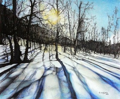 Winter Shadows, 2017 by Darrell Windjack