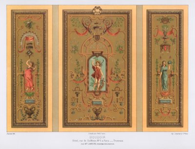 Boudoir, Rue de Solferino, Paris by Daumont