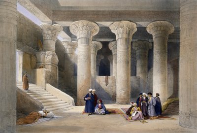 Esna Temple, November 25 by David (after) Roberts