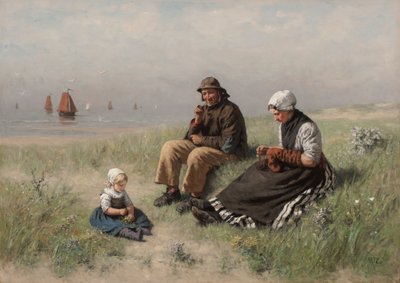 On the Sand in Scheveningen by David Adolph Constant Artz