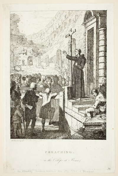 Preaching in the College at Rome by David Allan