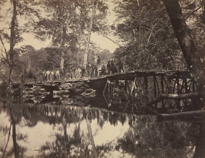 Military Bridge, Across the Chickahominy, Virginia by David B. Woodbury