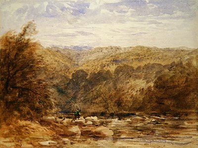 A Derbyshire River by David Cox