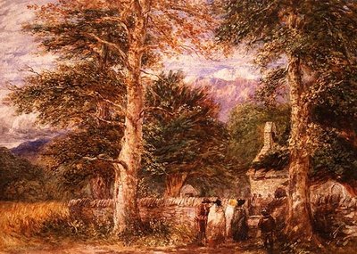 Bettws-y-Coed Church, North Wales by David Cox
