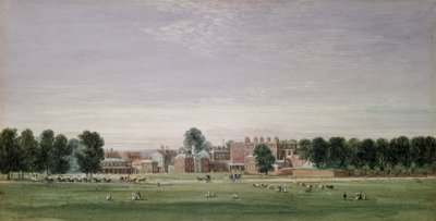 Buckingham House from the Green Park by David Cox