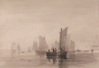 Fishing off Hastings by David Cox