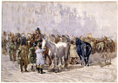 The Birmingham Horse Fair by David Cox
