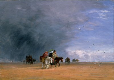Crossing the Sands by David Cox the elder