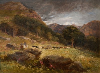 Driving Cattle by David Cox the elder
