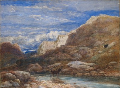 The Challenge, 1853 by David Cox the elder