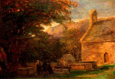 The Church, Bettws-y-Coed by David Cox the elder