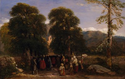 The Welsh Funeral by David Cox the elder